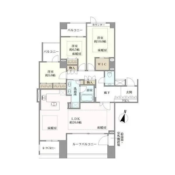 九段坂ハウス 間取図