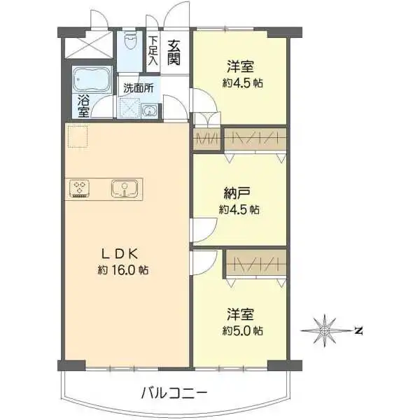 深草西浦住宅 間取図