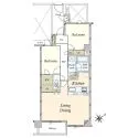 エクセルシオール品川大井町 間取図