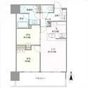 リビオタワー品川 間取り図