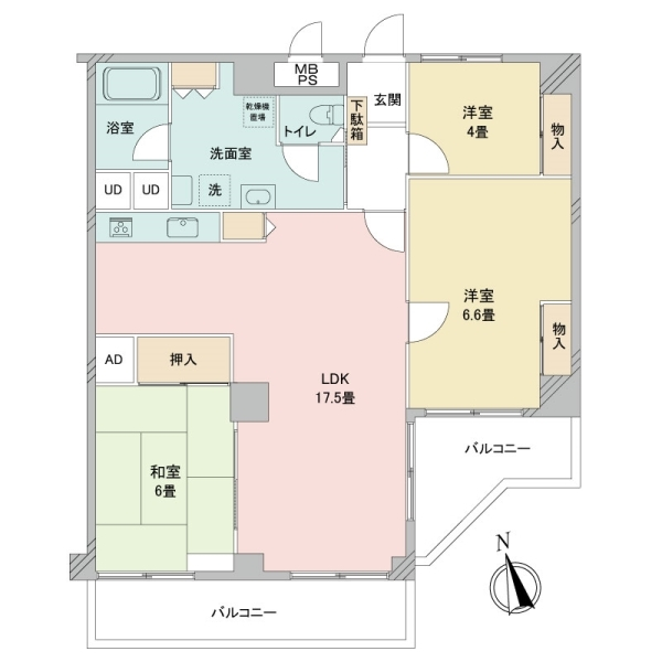 青戸ビューハイツ 間取図