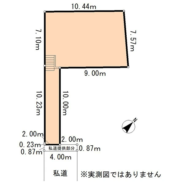 大田区北千束２丁目 区画図