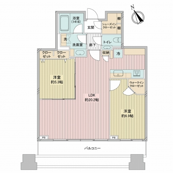 パークコート虎ノ門愛宕タワー 間取図