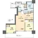 プラウドタワー堺東 間取図