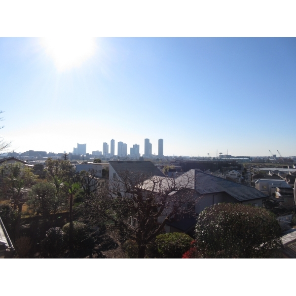 大田区田園調布５丁目 古家２階バルコニーからの眺望