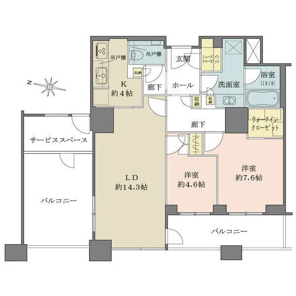 グランフロント大阪オーナーズタワー 間取図