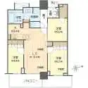 プラウドタワー堺東 間取図