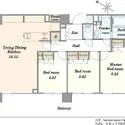イトーピア四番町 間取図