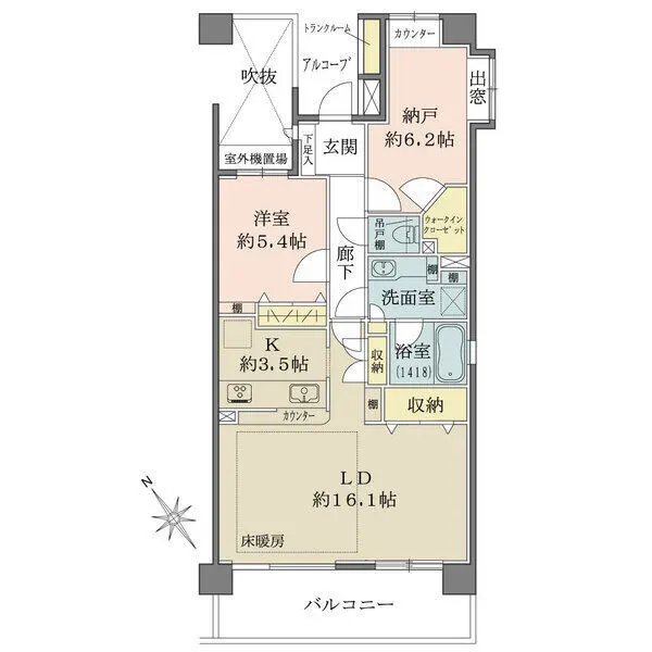 ファミールヒルズ戸塚 間取図