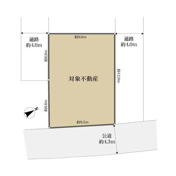 市川市八幡6丁目 区画図