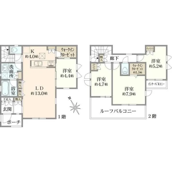 横浜市港南区笹下４丁目 間取図