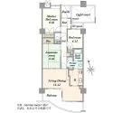 レールシティ大宮壱番館 間取図