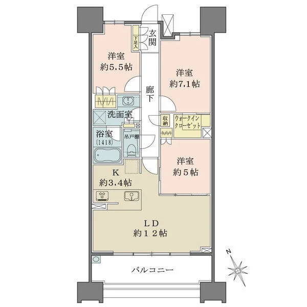 ザ・パークハウス名古屋 間取図