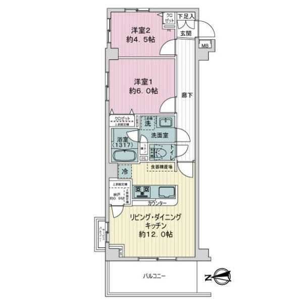 ザ府中ハウス 間取図