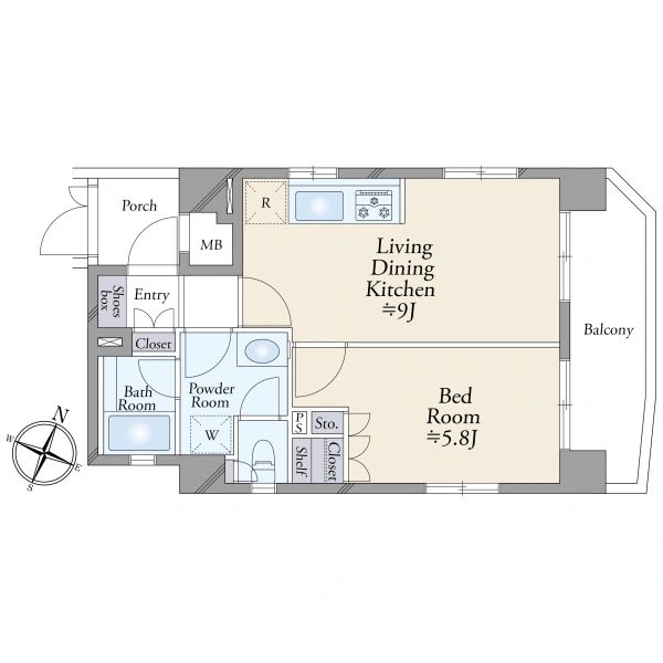 藤和シティホームズ文京音羽 間取図