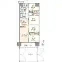 インプレスト所沢 間取図