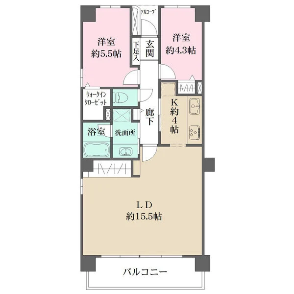 ファミール調布 間取図