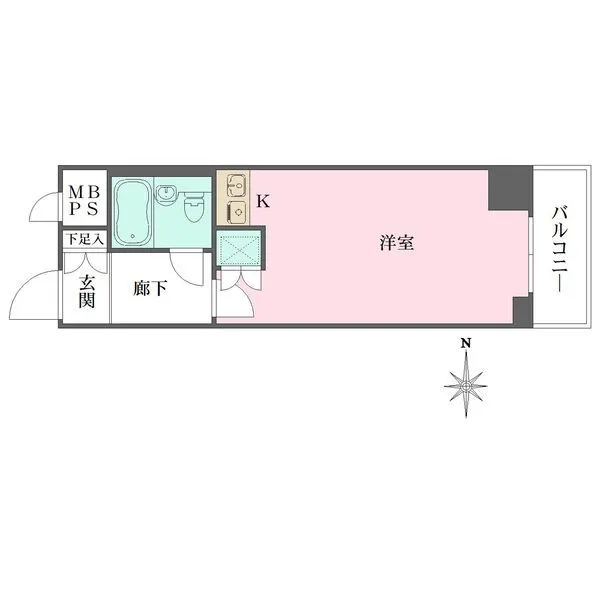 ライオンズマンション方南町駅前 間取図