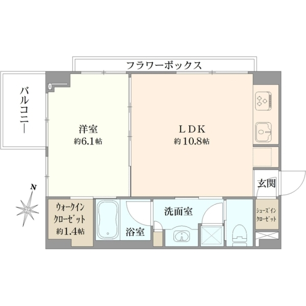 コージーコート西落合 間取図