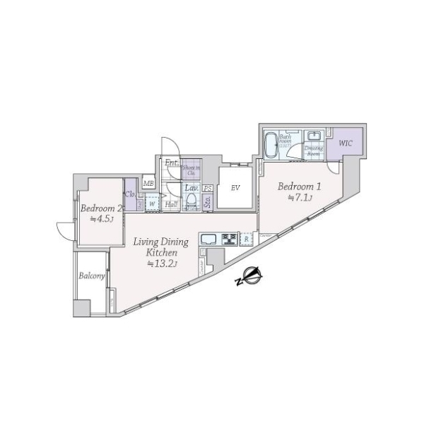 ラ・グラース吉祥寺 間取図