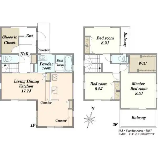 さいたま市見沼区大字中川 間取図