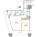 コンシェリア西新宿ＴＯＷＥＲ´Ｓ　ＷＥＳＴ 間取図