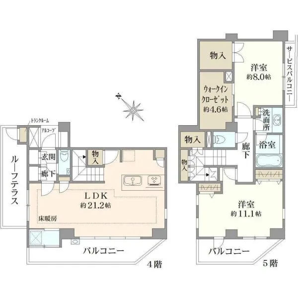 サンアリーナ永福町 間取図
