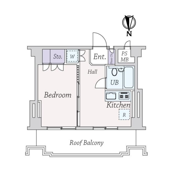ライオンズマンション平河町 間取図