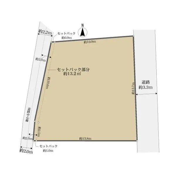 名古屋市天白区荒池１丁目 区画図
