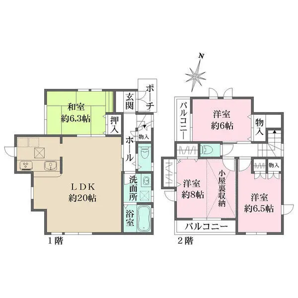 横浜市戸塚区上倉田町 間取図