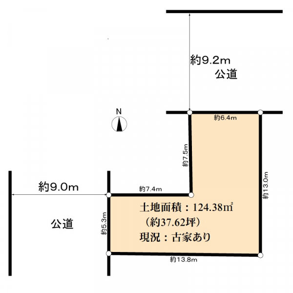 名古屋市熱田区五番町 間取図