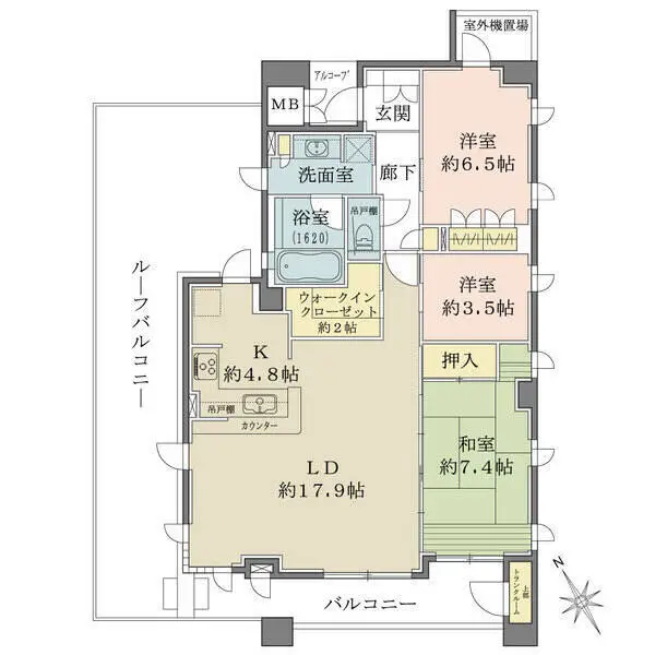 Ｄ’クラディア津田沼 間取図