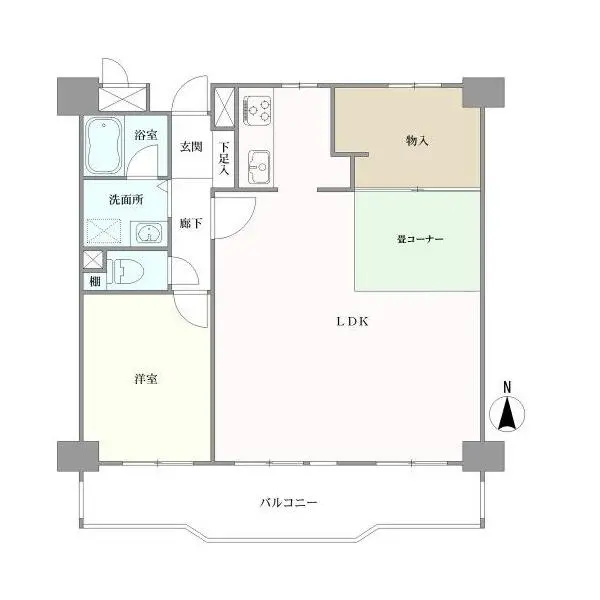 サンパーク東別院 間取図