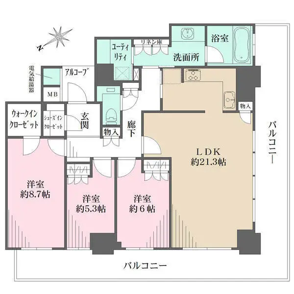 神戸ハーバータワー 間取図