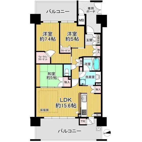 グランスイート近江・臨湖庵 間取図