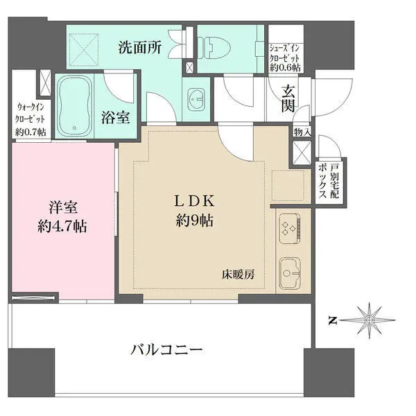 ザ・パークハウス大森タワー 間取図