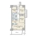 Ｂｒｉｌｌｉａ武蔵中原 １０階南東角部屋住戸につき陽当り・眺望・風通り良好です