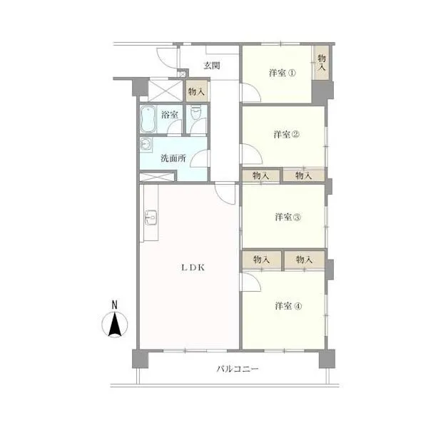 ドルフ目黒 間取り図