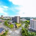 南大沢パークヒルズ壱番館 南西向きバルコニーからの眺望