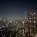 イーストコモンズ清澄白河フロントタワー 北側眺望（夜）