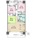 川崎サイトシティＩＩＩ番館 間取図