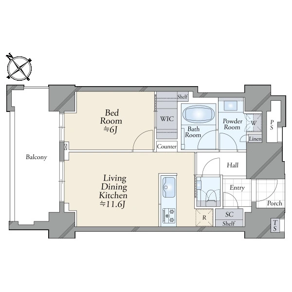 グランドメゾン池下ザ・タワー 間取図