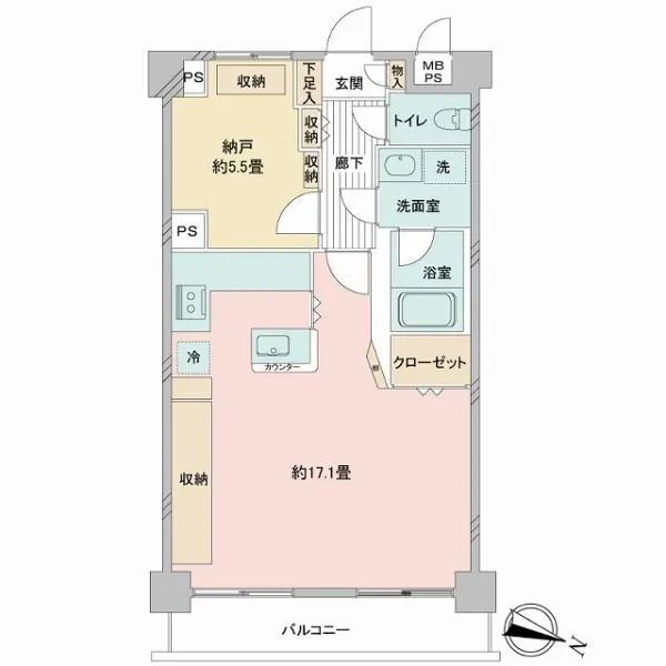 ライオンズマンション四つ木第３ 図面と現況が異なる場合は現況を優先となります。