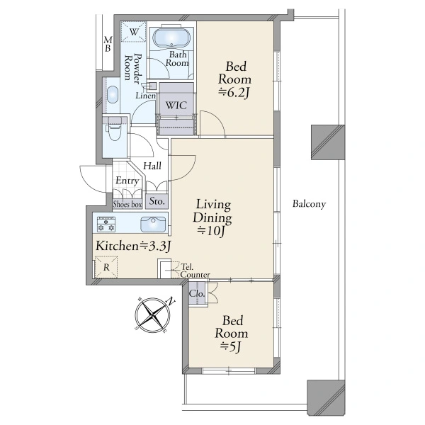 シティタワー池袋 間取図