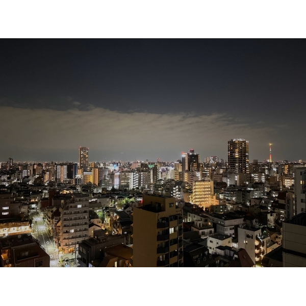 シティタワー池袋 バルコニーからの眺望(夜)
