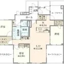 南大沢学園瑞樹の丘3号棟 間取図