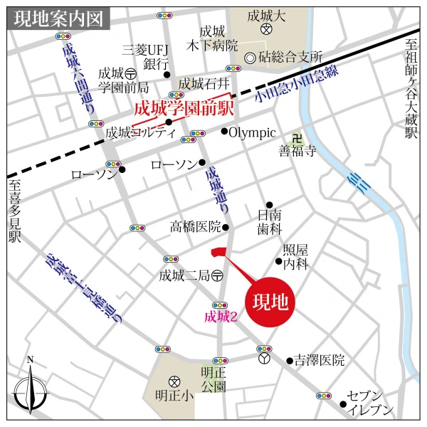 ｃｏｎｓｏｃｉａ 現地案内図