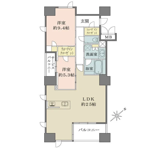 ユニハイム中之島堂島川タワーレジデンス 間取図