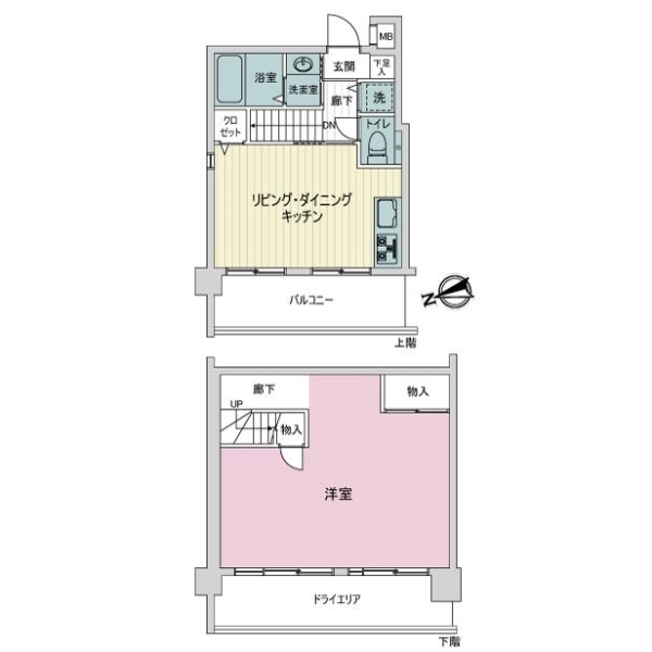 セザール横浜仲町台 間取図