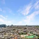 大崎ウエストシティタワーズW棟 W棟21階部分東南角住戸、大井町・戸越エリアを一望する眺望